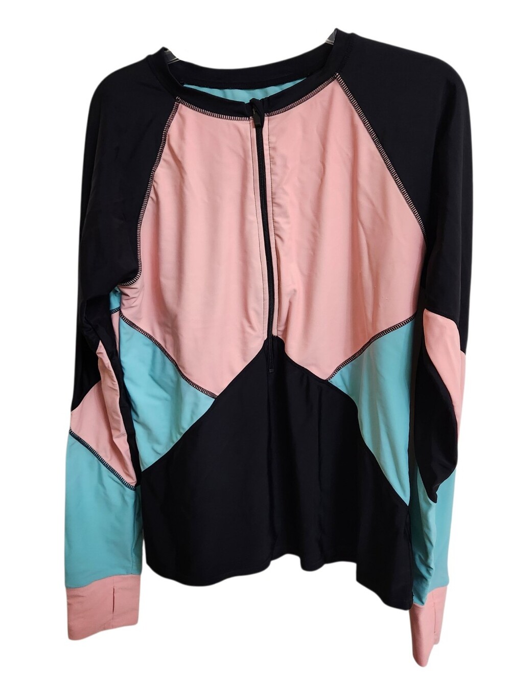 Long Sleeve Rash Guard Size 2XL Thumb Holes Beach Pool Summer Spring